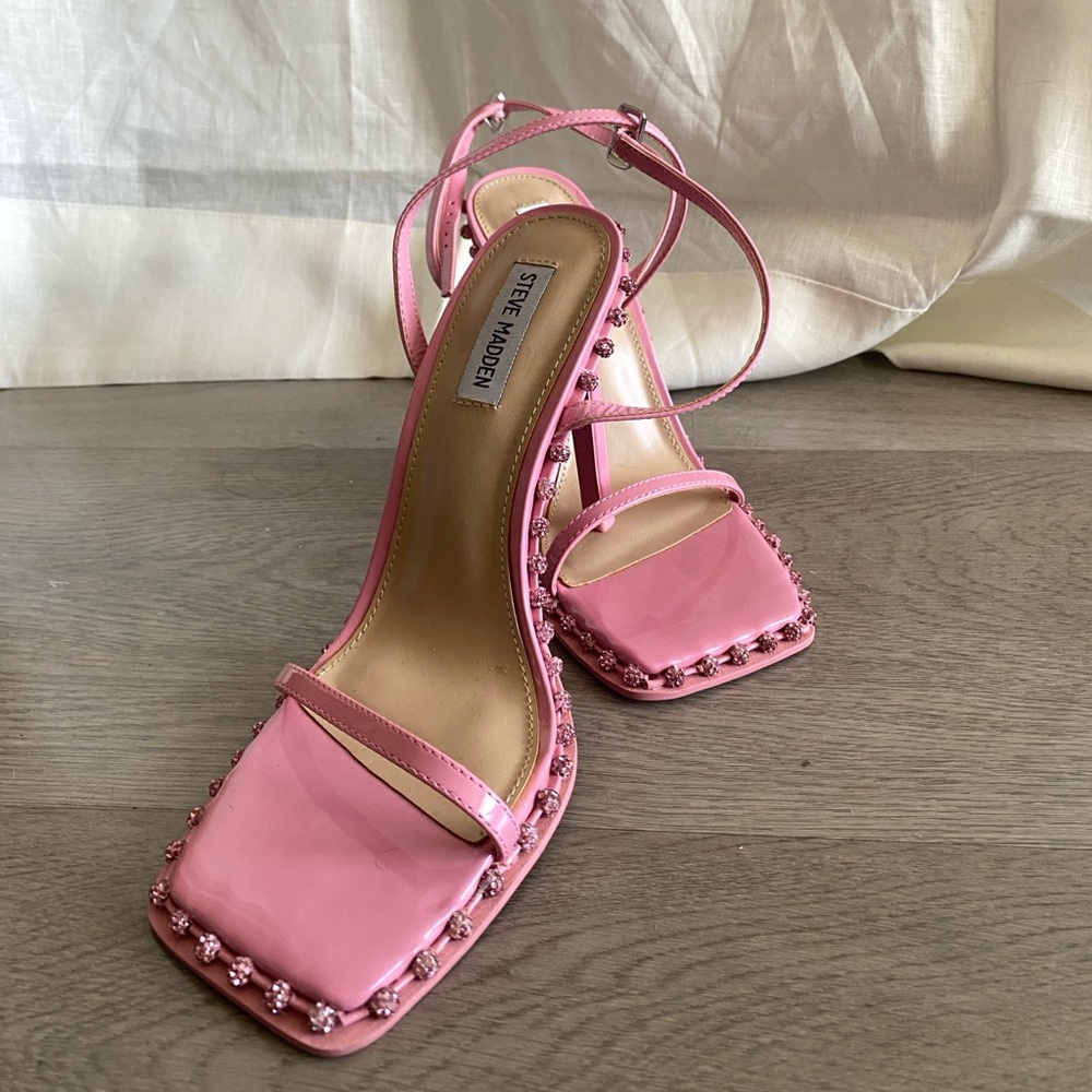 Steve Madden Pink Studded Women's Heels
